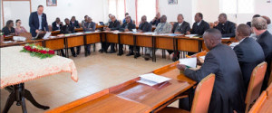 Participants of  Caritas Internationalis Member Organizations (CIMOs)  meeting with Kenyan Bishops during the sessions