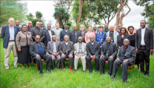 Group Photo of  Caritas Internationalis Member Organizations (CIMOs)  with Kenyan Bishops During a joint Meeting in Nairobi